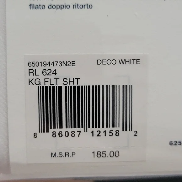 🎉Sale! Ralph Lauren RL 624-Thread-Count Cotton Sateen Sheets MSRP $185 - Picture 7 of 8